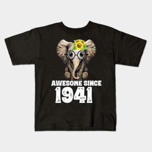 Awesome since 1941 79 Years Old Bday Gift 79th Birthday Kids T-Shirt